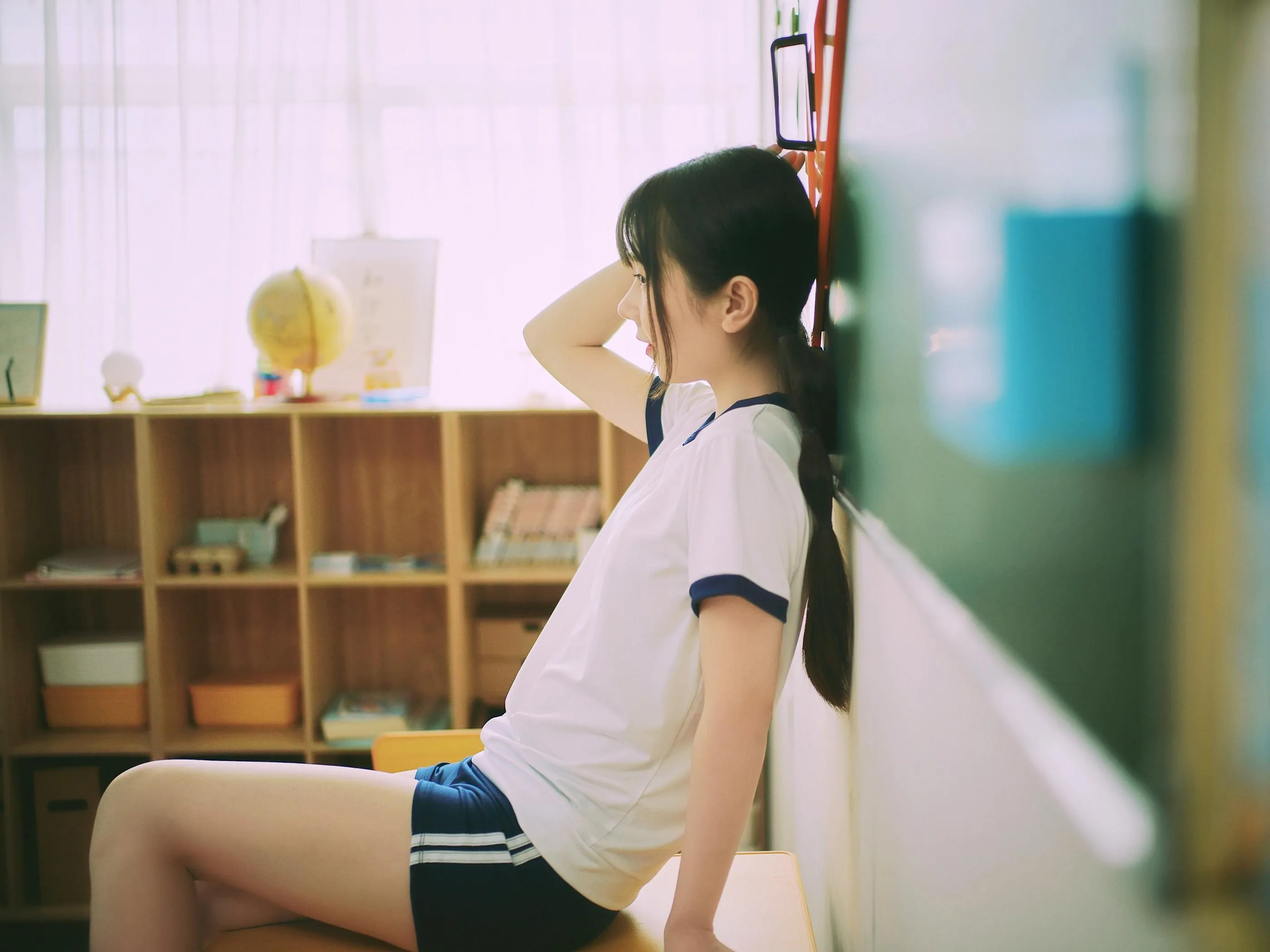 [艺图语] 2022.06.17 青春教室 萌萌 [24P]插图6
